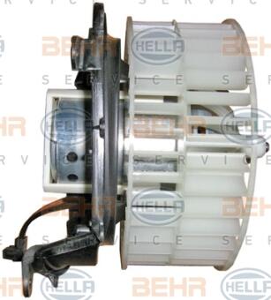 Mercedes Heater Fan Motor 2209060100 - Behr Premium 009159211